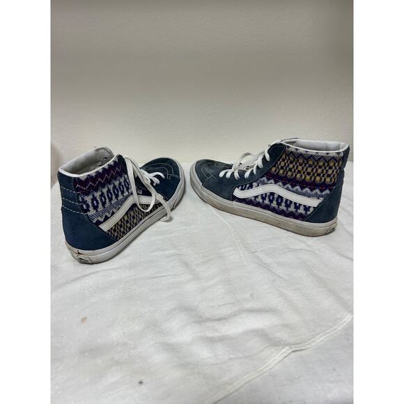 Vans 507698 unisex Aztec Pattern Canvas hi-top skate Sneakers Size W8.5 Men’s 7 - Picture 3 of 9